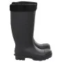 Wellies with removable socks black number 38 PVC by , Waders for hunting and fishing - Ref: Foro24-137596, Price: 33,34 €, Di...