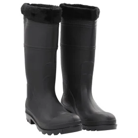 Wellies with removable socks black number 46 PVC by , Waders for hunting and fishing - Ref: Foro24-137604, Price: 34,50 €, Di...