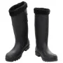 Wellies with removable socks black number 46 PVC by , Waders for hunting and fishing - Ref: Foro24-137604, Price: 34,50 €, Di...