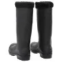 Wellies with removable socks black number 46 PVC by , Waders for hunting and fishing - Ref: Foro24-137604, Price: 34,50 €, Di...