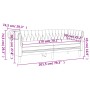 2-teilige Sofagarnitur aus dunkelgrauem Stoff von , Sofas - Ref: Foro24-3209201, Preis: 542,27 €, Rabatt: %
