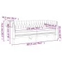 2-teilige Sofagarnitur aus dunkelgrauem Stoff von , Sofas - Ref: Foro24-3209201, Preis: 530,23 €, Rabatt: %