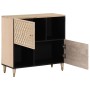 Solid mango wood auxiliary cabinet 80x33x75 cm by , Sideboards - Ref: Foro24-358275, Price: 101,12 €, Discount: %
