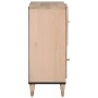 Solid mango wood auxiliary cabinet 80x33x75 cm by , Sideboards - Ref: Foro24-358275, Price: 101,12 €, Discount: %