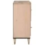 Solid mango wood auxiliary cabinet 80x33x75 cm by , Sideboards - Ref: Foro24-358275, Price: 77,63 €, Discount: %