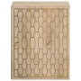 Armario de baño de pared madera maciza de mango 38x33x48 cm