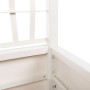 Planter with white PP trellis 80x36x140 cm by , Pots and planters - Ref: Foro24-368779, Price: 122,75 €, Discount: %