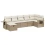 Set sofás de jardín 7 piezas y cojines ratán sintético beige by , Garden sets - Ref: Foro24-3263814, Price: 488,45 €, Discoun...