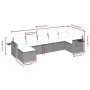 Set sofás de jardín 7 piezas y cojines ratán sintético beige by , Garden sets - Ref: Foro24-3263814, Price: 488,45 €, Discoun...