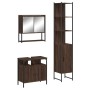 Set de muebles baño 3 pzas madera contrachapada roble marrón de , Muebles de baño - Ref: Foro24-3214679, Precio: 176,83 €, De...