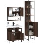 Set de muebles baño 3 pzas madera contrachapada roble marrón de , Muebles de baño - Ref: Foro24-3214679, Precio: 176,83 €, De...