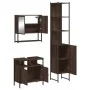 3-piece bathroom furniture set in brown oak plywood by , Bathroom furniture - Ref: Foro24-3214679, Price: 173,94 €, Discount: %