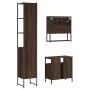 3-piece bathroom furniture set in brown oak plywood by , Bathroom furniture - Ref: Foro24-3214679, Price: 173,94 €, Discount: %