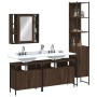 Badezimmermöbel-Set, 4-teilig, Eichenbraun-Sperrholz von , Badezimmermöbel - Ref: Foro24-3214749, Preis: 252,09 €, Rabatt: %