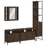 Badezimmermöbel-Set, 4-teilig, Eichenbraun-Sperrholz von , Badezimmermöbel - Ref: Foro24-3214749, Preis: 248,21 €, Rabatt: %