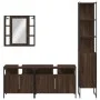 Badezimmermöbel-Set, 4-teilig, Eichenbraun-Sperrholz von , Badezimmermöbel - Ref: Foro24-3214749, Preis: 248,21 €, Rabatt: %