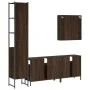 Badezimmermöbel-Set, 4-teilig, Eichenbraun-Sperrholz von , Badezimmermöbel - Ref: Foro24-3214749, Preis: 248,21 €, Rabatt: %