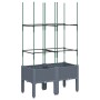 Pflanzgefäß mit grauem PP-Gitter 80x40x142,5 cm von , Töpfe und Pflanzgefäße - Ref: Foro24-367951, Preis: 42,00 €, Rabatt: %