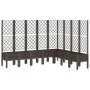 Planter with brown PP trellis 200x160x142 cm by , Pots and planters - Ref: Foro24-367945, Price: 281,78 €, Discount: %