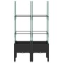 Pflanzgefäß mit Gitter PP schwarz 80x40x142,5 cm von , Töpfe und Pflanzgefäße - Ref: Foro24-367953, Preis: 47,78 €, Rabatt: %