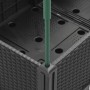Planter with trellis PP black 80x40x142.5 cm by , Pots and planters - Ref: Foro24-367953, Price: 47,71 €, Discount: %