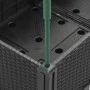 Planter with trellis PP black 80x40x142.5 cm by , Pots and planters - Ref: Foro24-367953, Price: 47,12 €, Discount: %