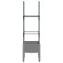 Planter with trellis PP light gray 40x40x142.5 cm by , Pots and planters - Ref: Foro24-367947, Price: 32,09 €, Discount: %