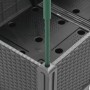 Planter with trellis PP light gray 40x40x142.5 cm by , Pots and planters - Ref: Foro24-367947, Price: 32,09 €, Discount: %