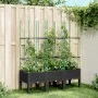 Pflanzgefäß mit schwarzem PP-Gitter 120x40x142,5 cm von , Töpfe und Pflanzgefäße - Ref: Foro24-367958, Preis: 69,61 €, Rabatt: %