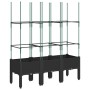 Pflanzgefäß mit schwarzem PP-Gitter 120x40x142,5 cm von , Töpfe und Pflanzgefäße - Ref: Foro24-367958, Preis: 74,68 €, Rabatt: %