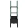Jardinera con enrejado PP negro 120x40x142,5 cm de , Maceteros y jardineras - Ref: Foro24-367958, Precio: 69,61 €, Descuento: %