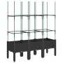 Pflanzgefäß mit schwarzem PP-Gitter 120x40x142,5 cm von , Töpfe und Pflanzgefäße - Ref: Foro24-367958, Preis: 74,68 €, Rabatt: %