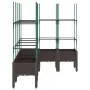 Planter with brown PP trellis 160x120x142.5 cm by , Pots and planters - Ref: Foro24-367970, Price: 122,06 €, Discount: %