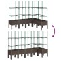 Pflanzgefäß mit braunem PP-Gitter 160x120x142,5 cm von , Töpfe und Pflanzgefäße - Ref: Foro24-367970, Preis: 123,72 €, Rabatt: %