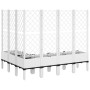 Pflanzgefäß mit weißem PP-Gitter 160x120x142 cm von , Töpfe und Pflanzgefäße - Ref: Foro24-367939, Preis: 182,76 €, Rabatt: %