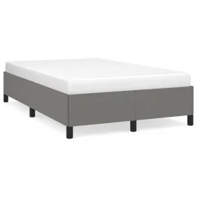 Dark gray fabric bed frame 120x190 cm by , Beds and slatted bases - Ref: Foro24-379509, Price: 93,81 €, Discount: %