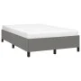 Estructura de cama tela gris oscuro 120x190 cm de , Camas y somieres - Ref: Foro24-379509, Precio: 94,09 €, Descuento: %