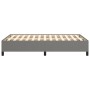 Dark gray fabric bed frame 120x190 cm by , Beds and slatted bases - Ref: Foro24-379509, Price: 95,23 €, Discount: %