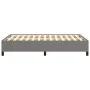Dark gray fabric bed frame 120x190 cm by , Beds and slatted bases - Ref: Foro24-379509, Price: 93,81 €, Discount: %