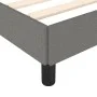 Dark gray fabric bed frame 120x190 cm by , Beds and slatted bases - Ref: Foro24-379509, Price: 93,81 €, Discount: %