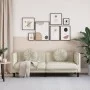 Cream velvet 3-seater sofa with cushions by , Sofas - Ref: Foro24-372649, Price: 273,67 €, Discount: %