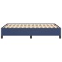 Estructura de cama tela azul 120x190 cm de , Camas y somieres - Ref: Foro24-379514, Precio: 89,73 €, Descuento: %