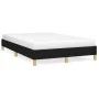 Estructura de cama tela negro 120x190 cm de , Camas y somieres - Ref: Foro24-379491, Precio: 112,09 €, Descuento: %