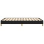 Black fabric bed frame 120x190 cm by , Beds and slatted bases - Ref: Foro24-379491, Price: 114,30 €, Discount: %