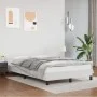 Estructura cama con cabecero cuero sintético blanco 120x190 cm de , Camas y somieres - Ref: Foro24-379542, Precio: 125,05 €, ...