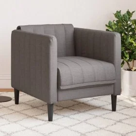 Taupe gray fabric armchair by , Sofas - Ref: Foro24-372600, Price: 150,74 €, Discount: %