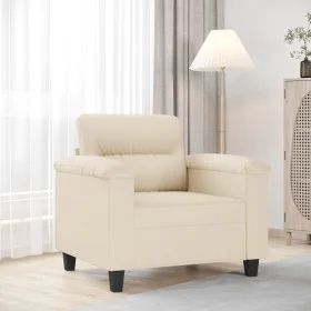 Sessel aus beigem Mikrofaserstoff, 60 cm von , Sofas - Ref: Foro24-359554, Preis: 162,21 €, Rabatt: %