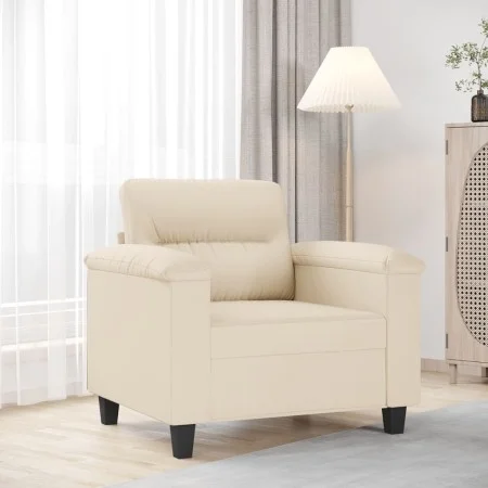 Sessel aus beigem Mikrofaserstoff, 60 cm von , Sofas - Ref: Foro24-359554, Preis: 162,21 €, Rabatt: %