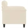 Sessel aus beigem Mikrofaserstoff, 60 cm von , Sofas - Ref: Foro24-359554, Preis: 162,21 €, Rabatt: %