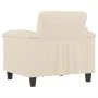Sessel aus beigem Mikrofaserstoff, 60 cm von , Sofas - Ref: Foro24-359554, Preis: 162,21 €, Rabatt: %